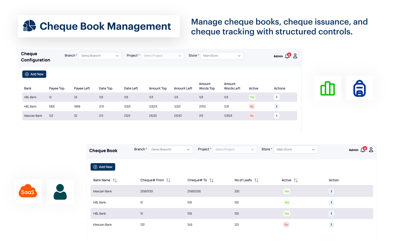 Cheque Book Management