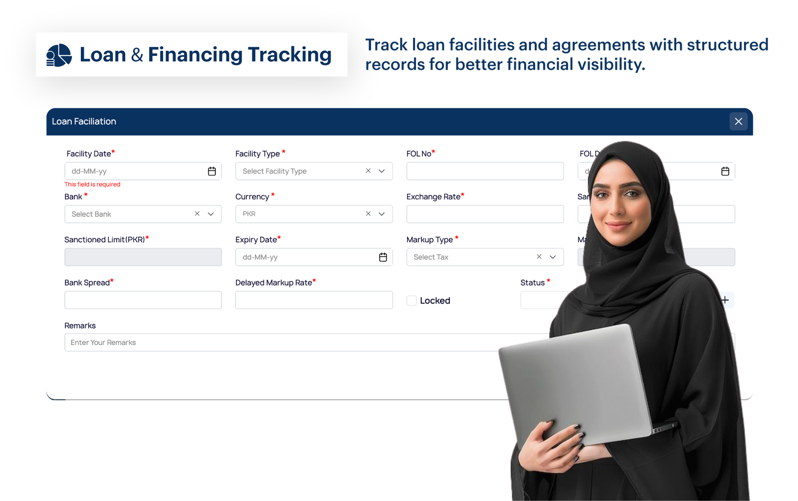 Loan & Financing Tracking