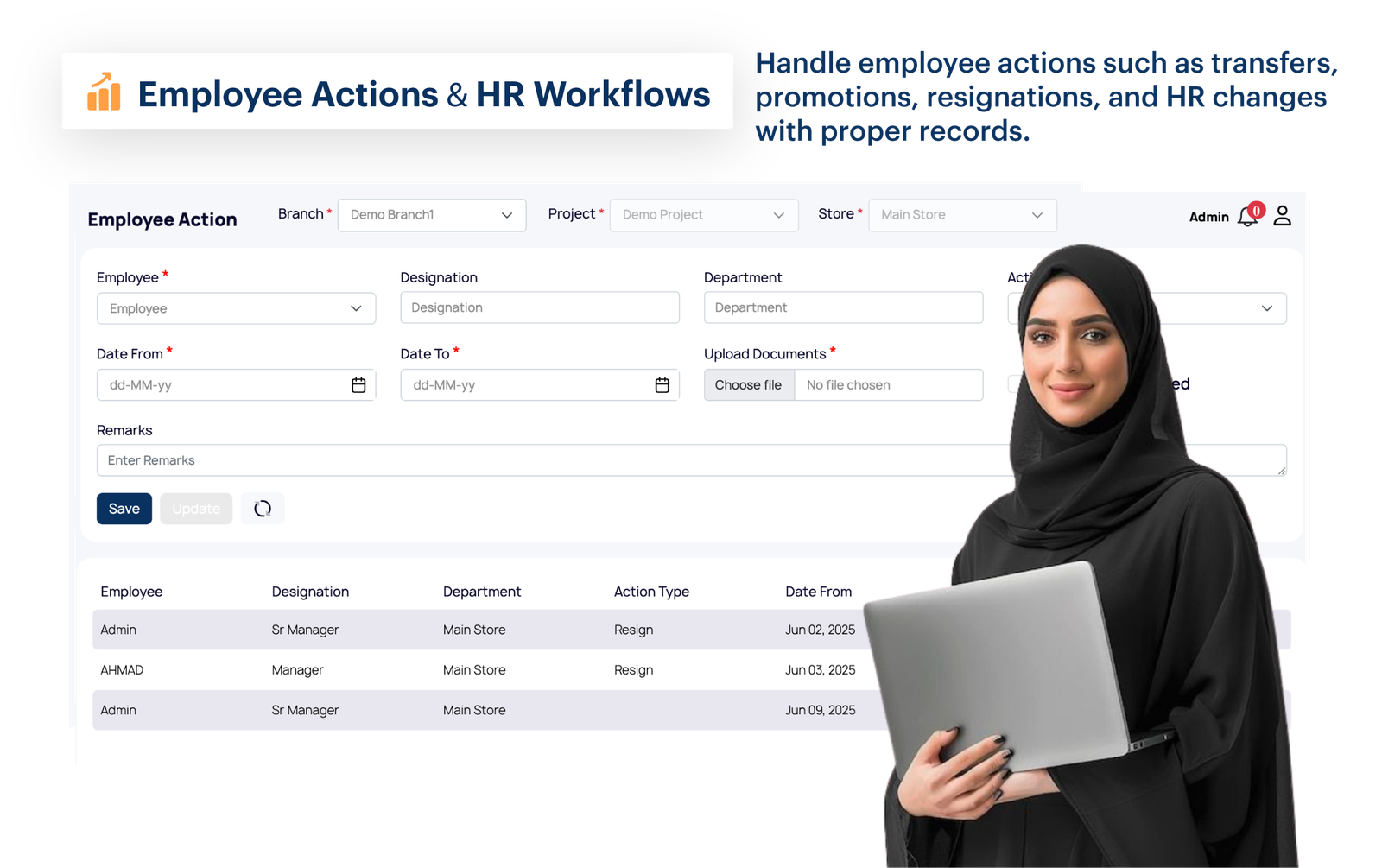 Employee Actions & HR Workflows